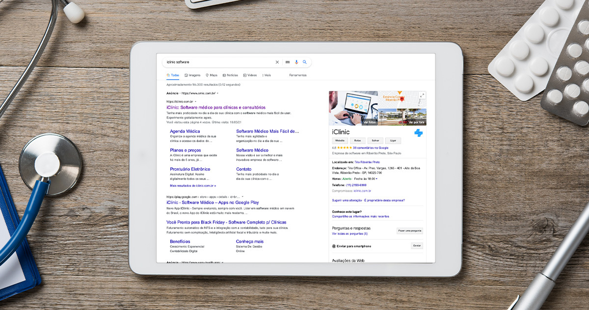 Marketing para clínicas: como aparecer na primeira página do Google