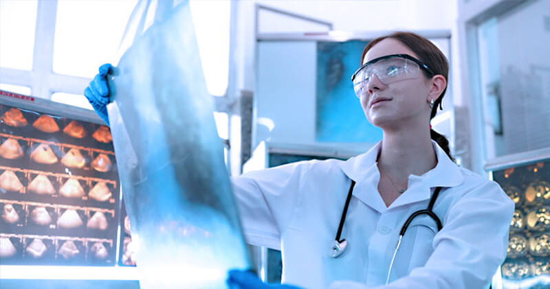 cirurgia robotica raio x