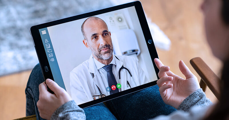 comunicacao medico paciente tablet