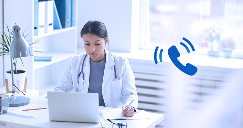 atendimento telefonico medica no consultorio