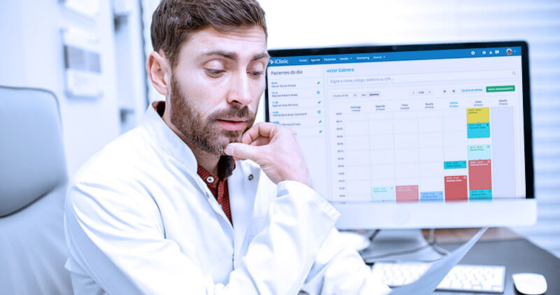 como atrair pacientes para o consultorio computador