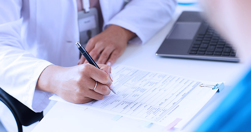 receita amarela ficha de anamnese do paciente