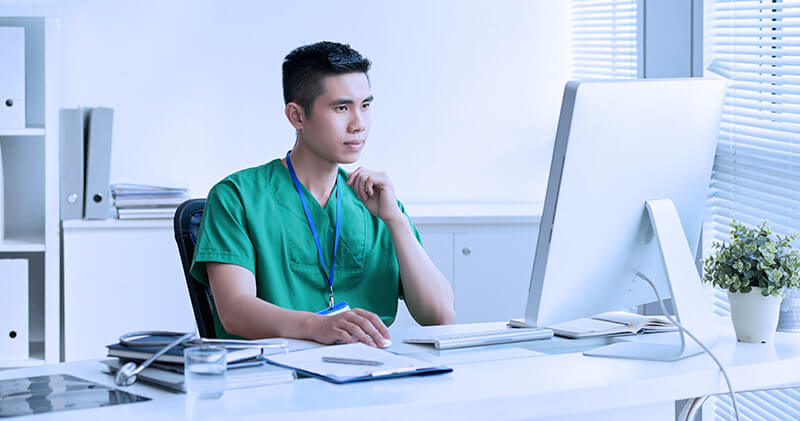 conhecimento na area da saude medico no consultorio