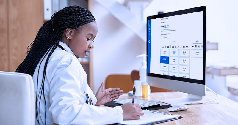 ferramentas de medico medica no computador