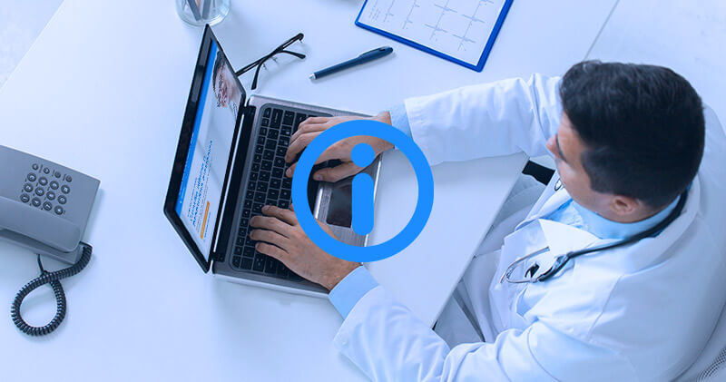 seguranca da informacao medico no computador