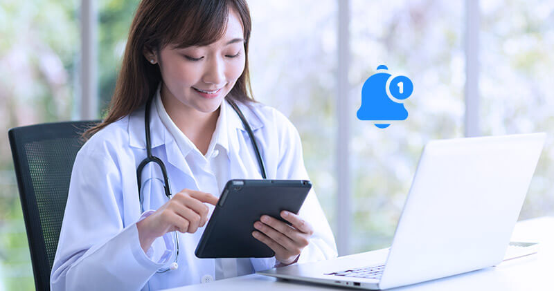 trabalho na area da saude medica pesquisando informacoes