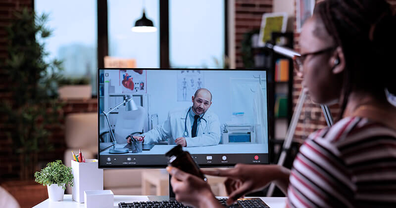 trabalho na area da saude telemedicina