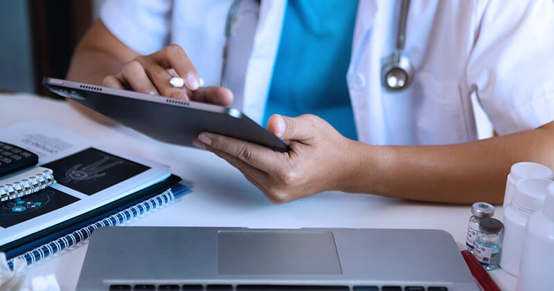 arquivo medico tablet