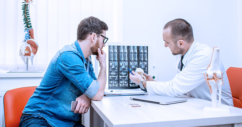 desfecho clinico raio x