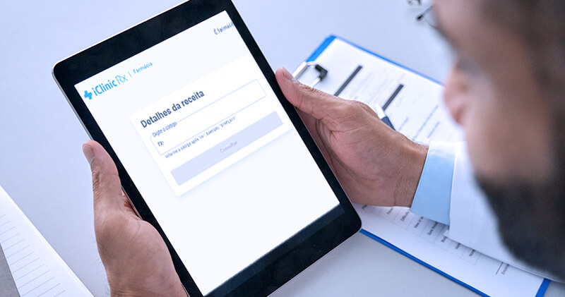 dispensar receita digital iclinic rx 
