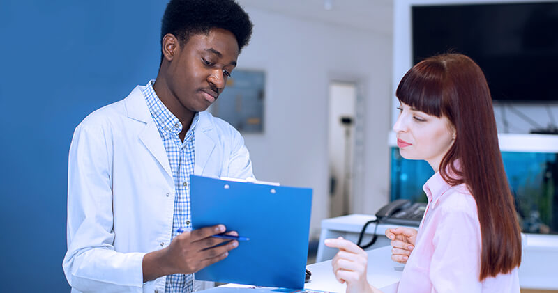 treinamento para recepcionista profissional e paciente