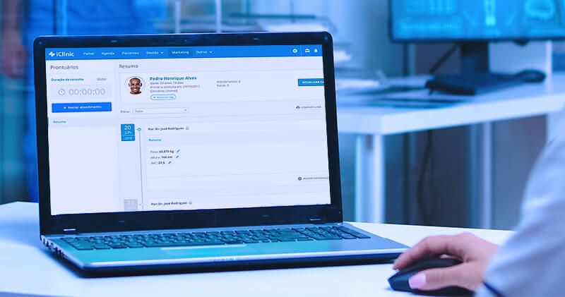agenda de atendimento notebook