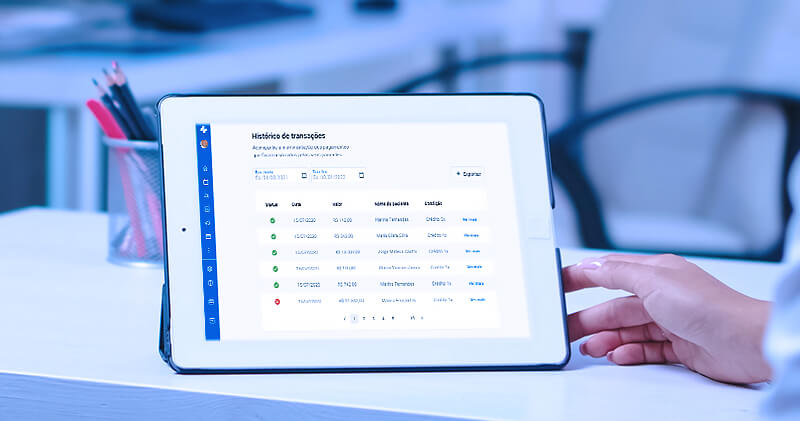 controle de pagamento sistema medico