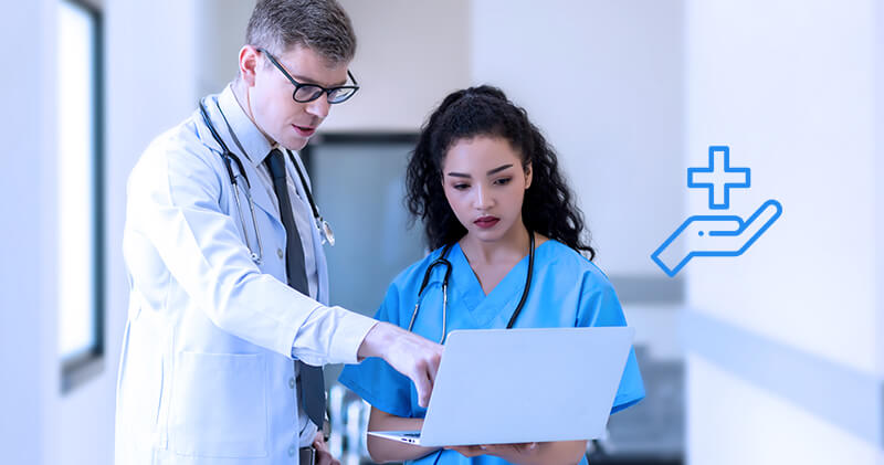 fast track na medicina profissionais conversando