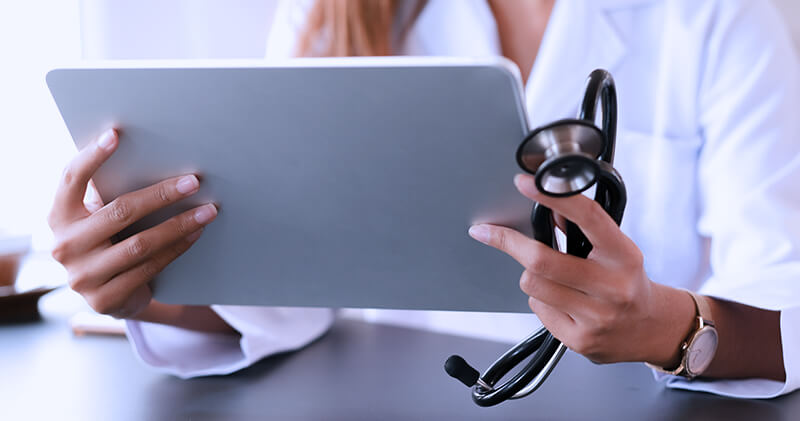 avaliacao de atendimento medico tablet