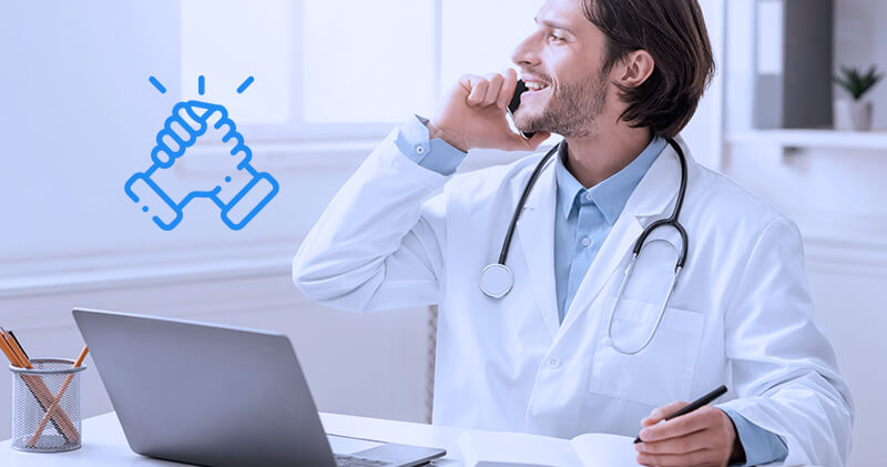 whatsapp business medico conversando