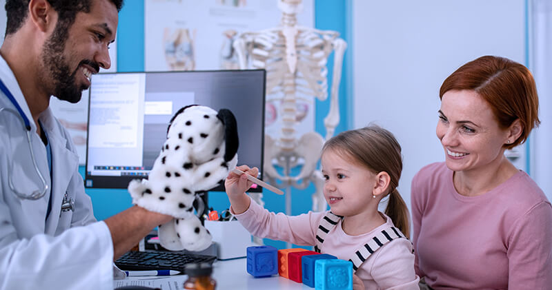 atendimento infantil menina