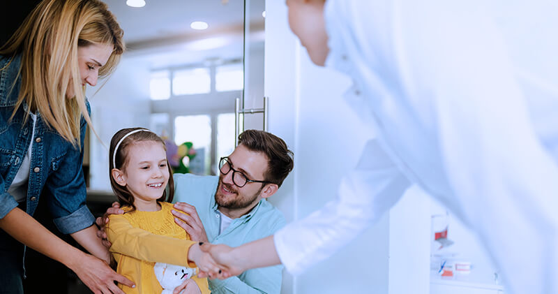 atendimento infantil pais e filha