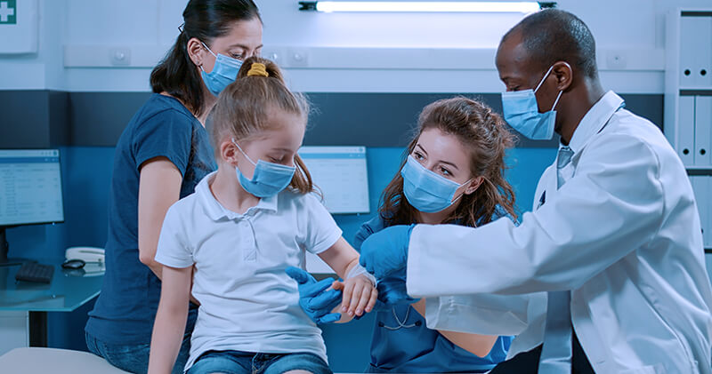 atendimento infantil sala de enfermagem