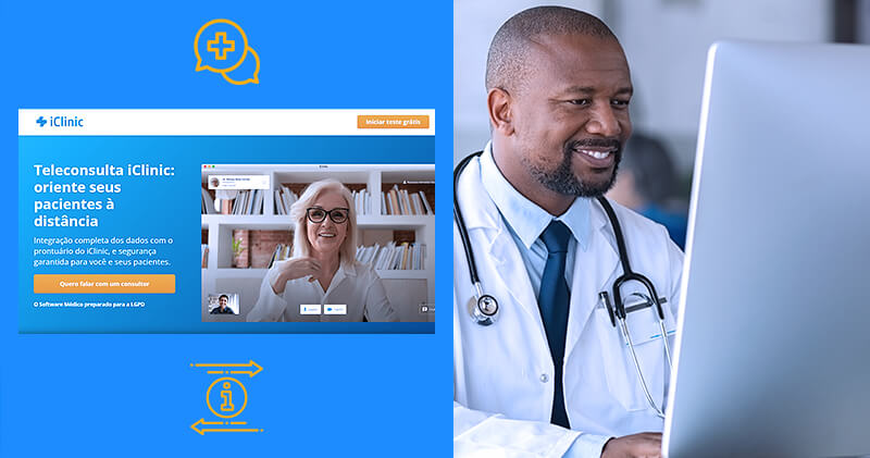 clinica virtual site iclinic