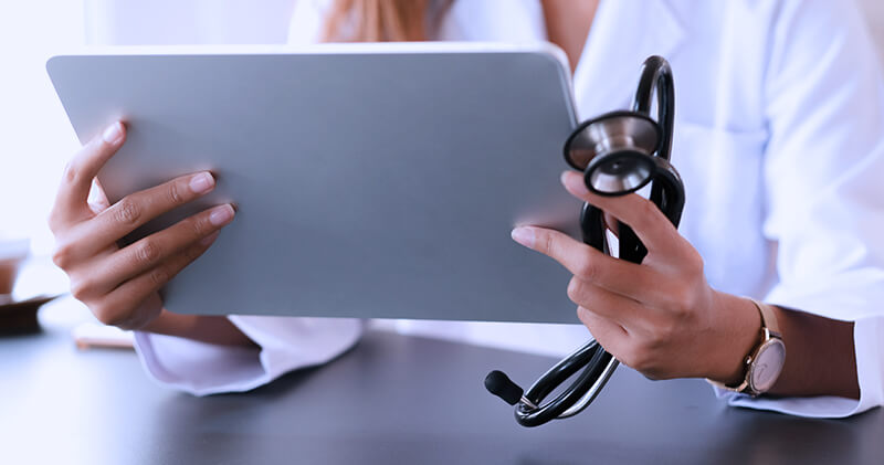 marketing em saude tablet