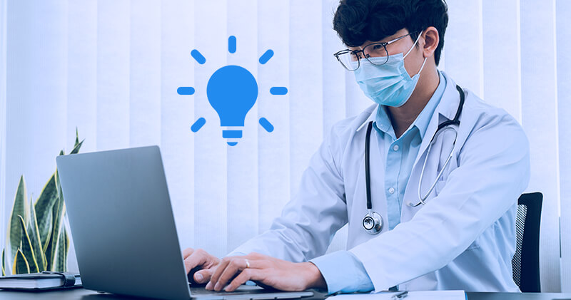 registro medico medico sentado