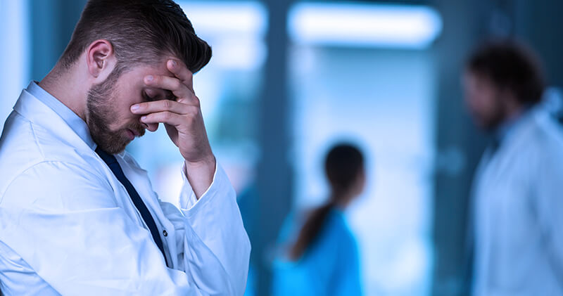 pedido medico medico cansado