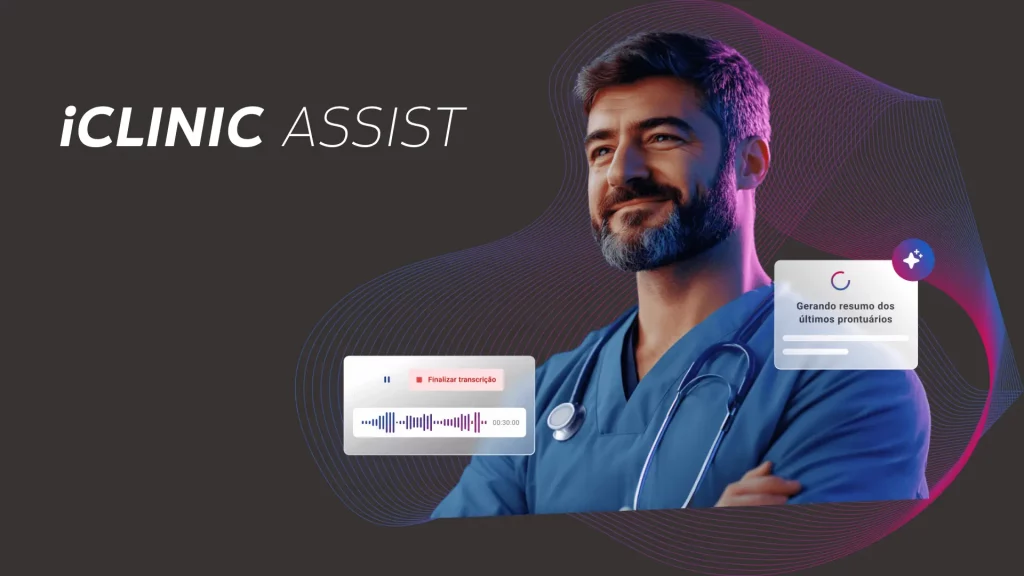 Economize até 40% do seu tempo com as soluções de IA do Afya iClinic